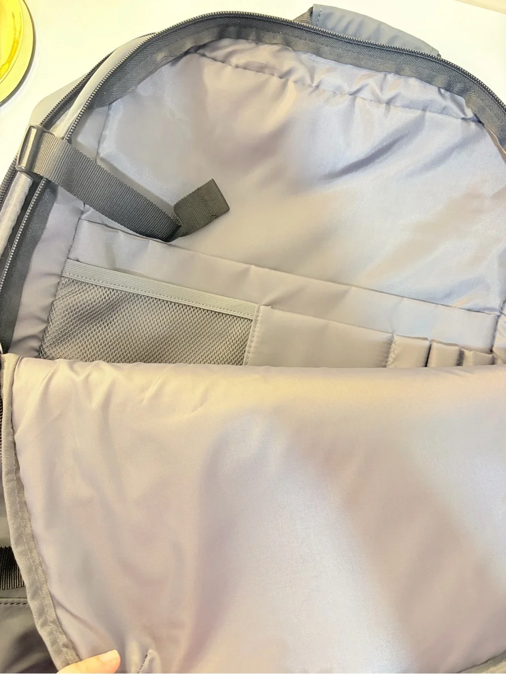 Minimalist Grey Men's Travel Backpack - Lightweight Carry